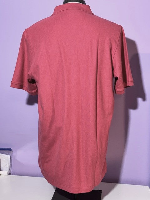 NWT Psycho Bunny Polo Shirt Men XL Coral, Short Sleeve, Classic Fit
