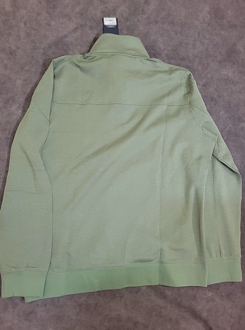 NWT Men's Psycho Bunny Desert 1/4 Mock Zip 313 Sea Green sz. XL